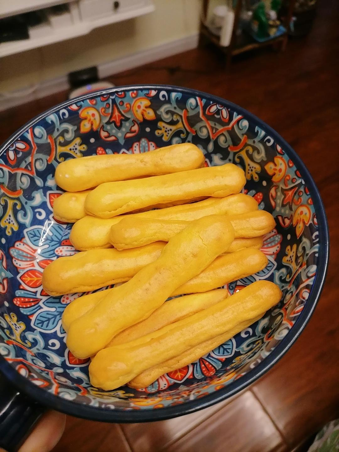 不加一滴油，入口即化的手指饼干，一次成功