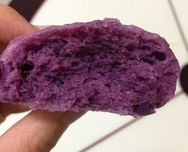 奶香紫薯馒头的做法