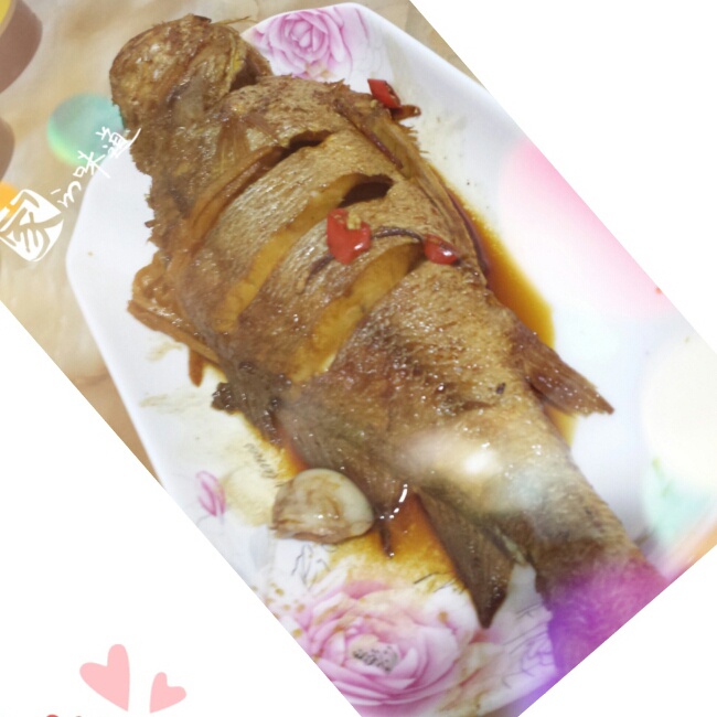 红烧黄鱼—鱼皮不破的小窍门