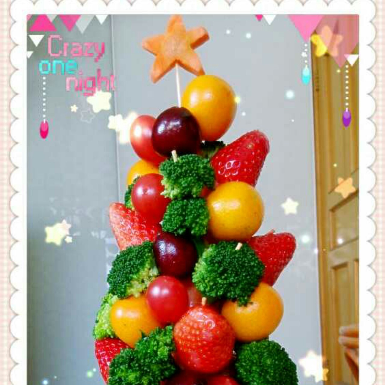 海岛风水果拼盘