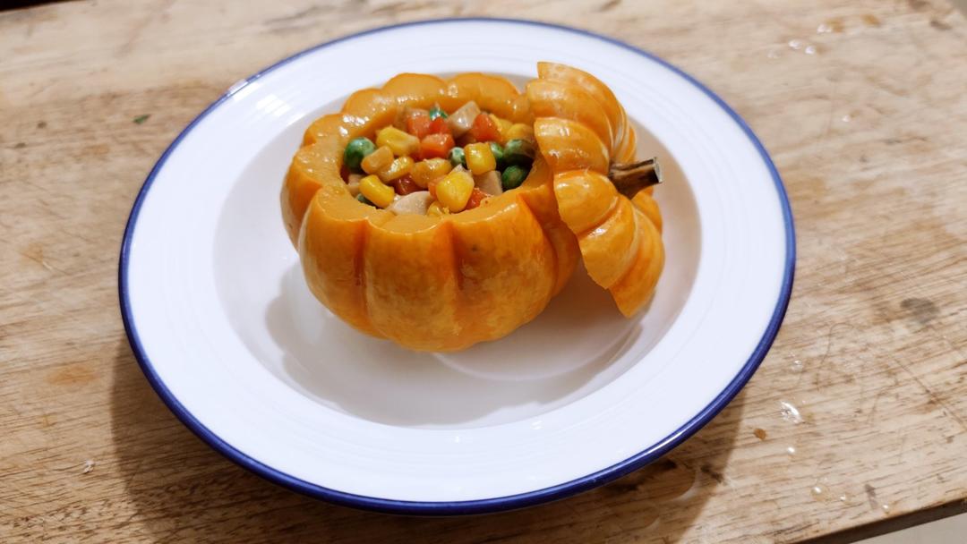 年夜菜—金玉满堂南瓜盅