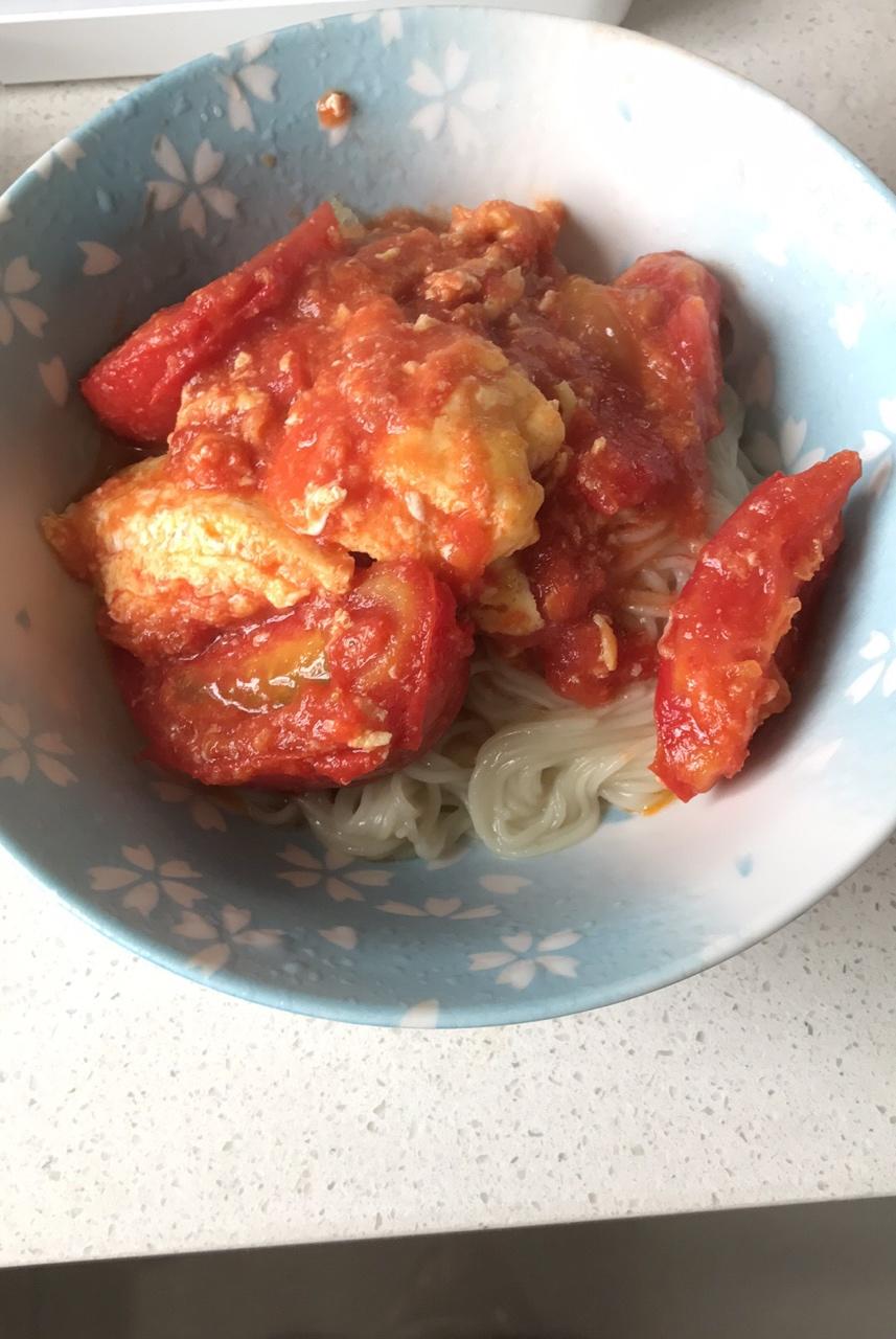 西红柿鸡蛋打卤面（拌面）