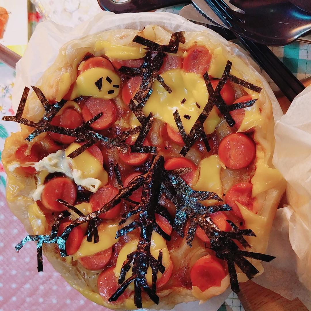 【万圣节主题餐】小鬼披萨和热狗木乃伊