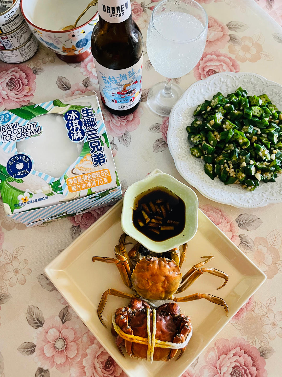 简单的清蒸螃蟹