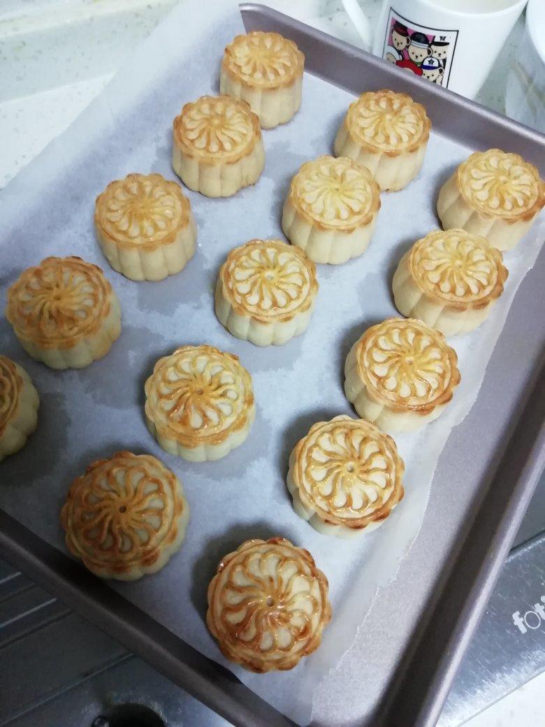 流心奶黄月饼（无吉士粉/转化糖浆版本）【曼食慢语】