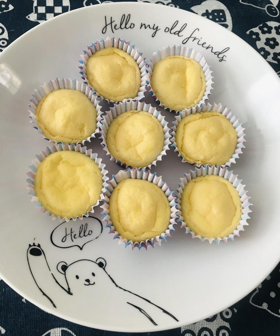 香橙海绵杯子蛋糕