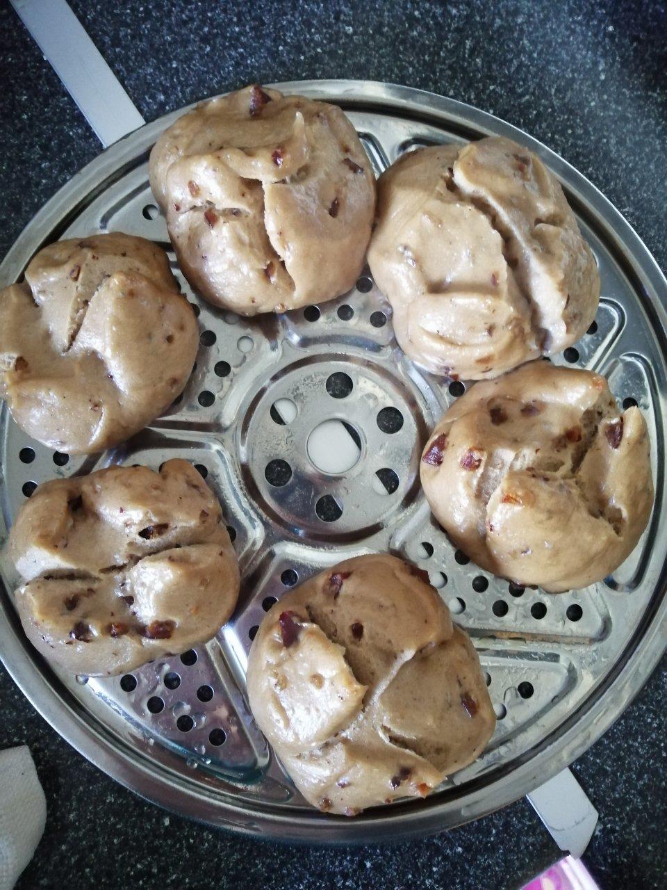 红糖馒头&白糖馒头（不粘牙松软有嚼劲）（面包机揉面）（后盐法）