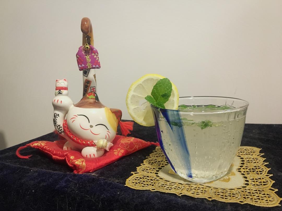 薄荷柠檬苏打水的做法