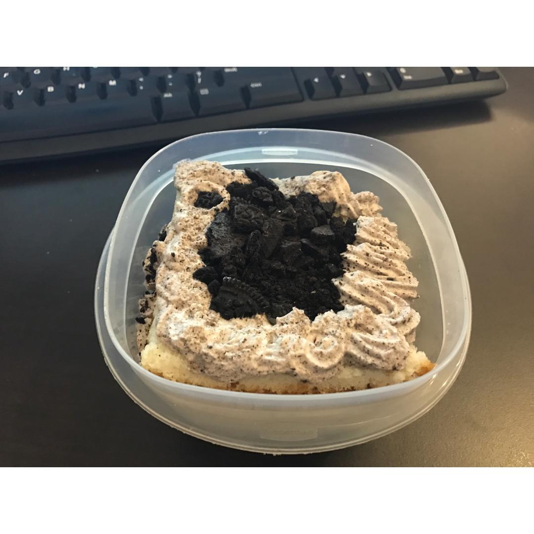 好吃到流泪的奥利奥咸奶油盒子蛋糕