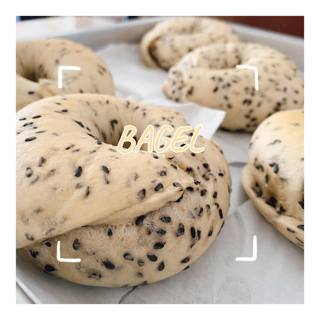 巨好用的贝果配方🔥无油低糖黑芝麻贝果