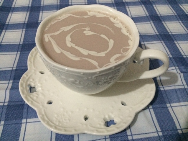 爱烘培秦s做的超简单奶油拉花