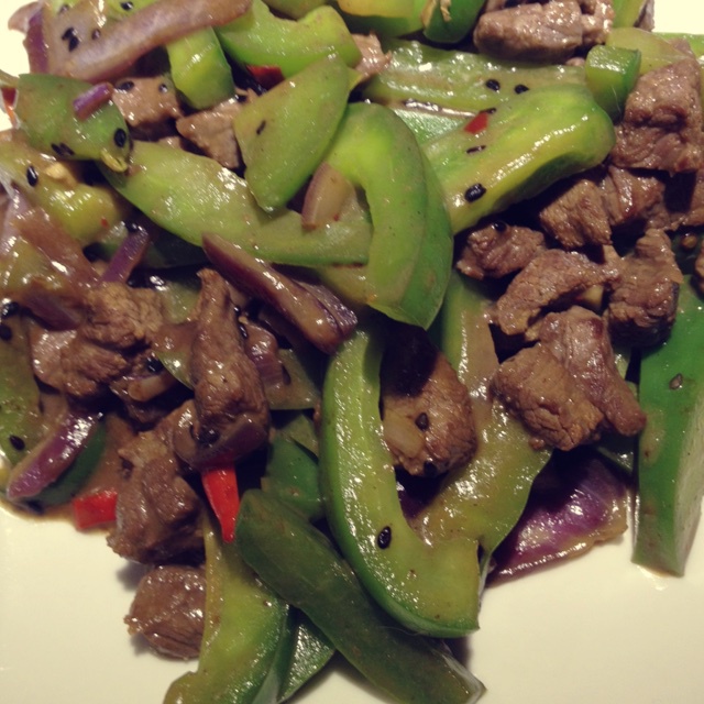 孜然牛肉粒