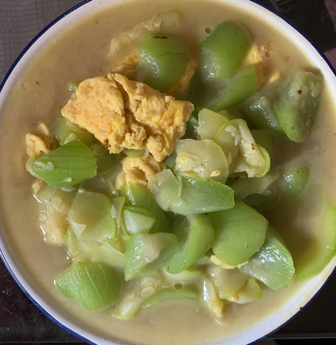 丝瓜炒蛋