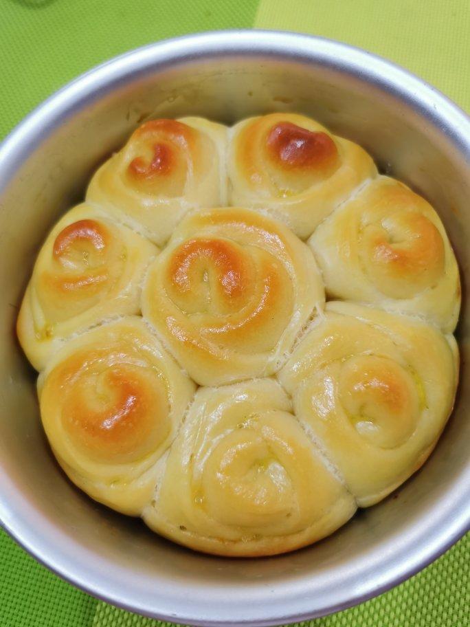 玫瑰花面包