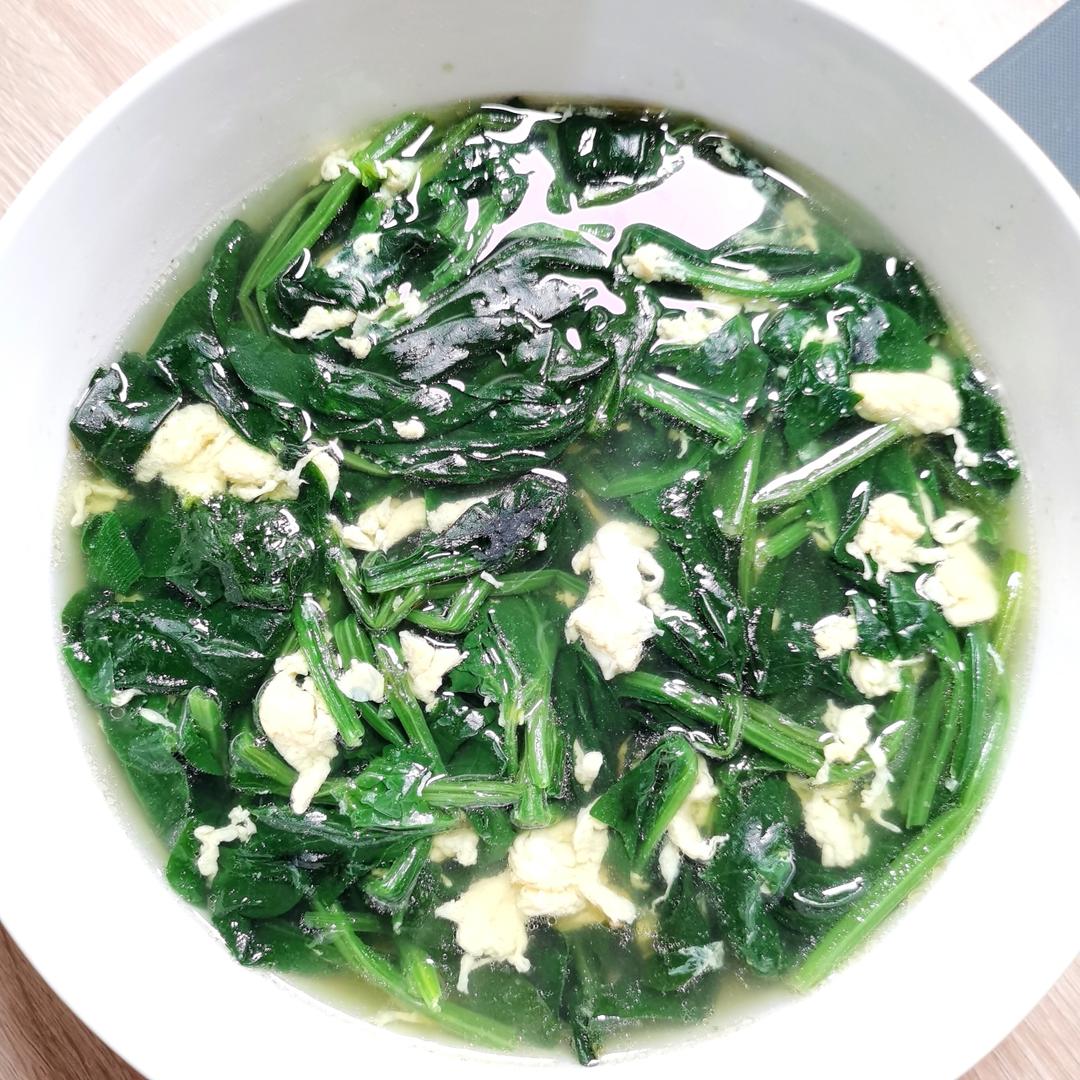 菠菜鸡蛋汤