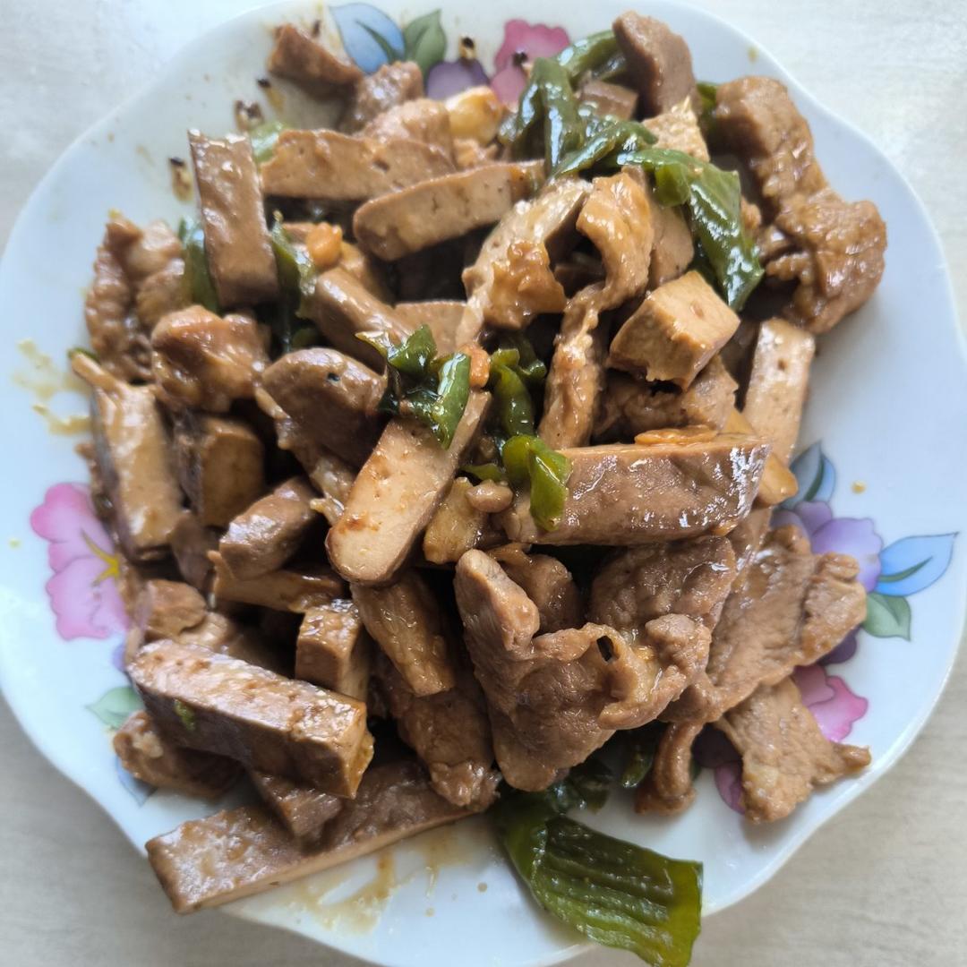 豆干炒肉丝