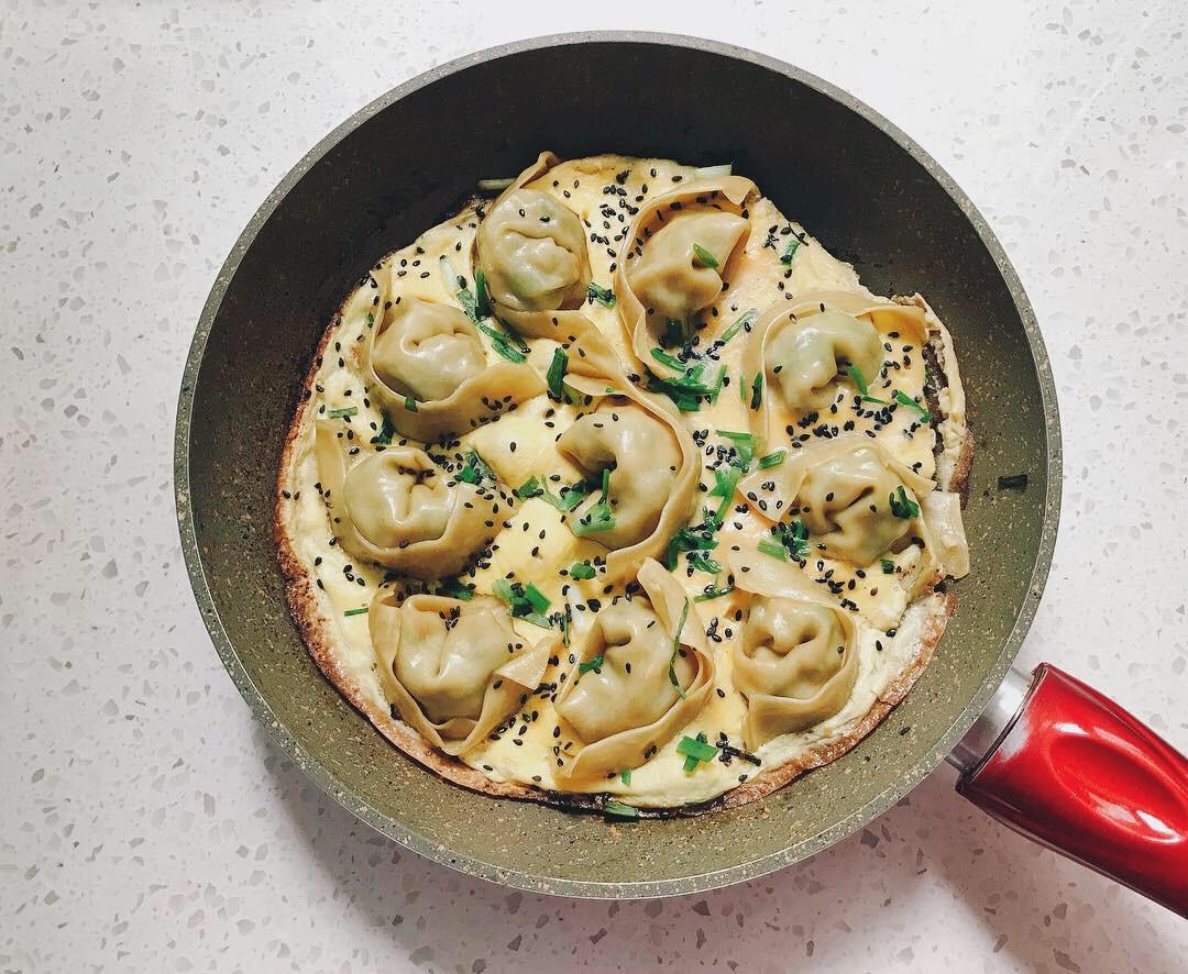 抱蛋生煎馄饨（电饼铛煎烙）