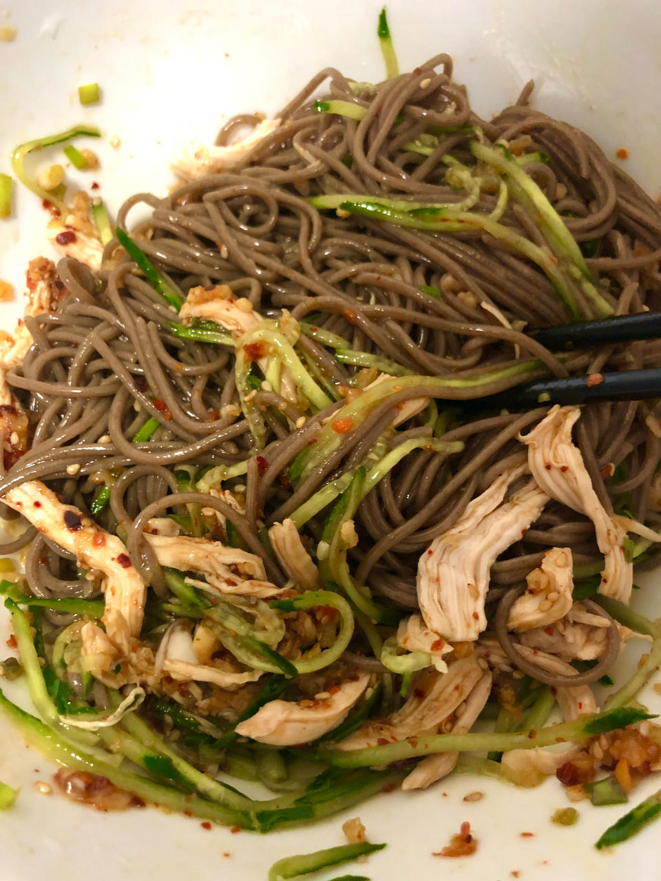 🥒鸡丝凉面