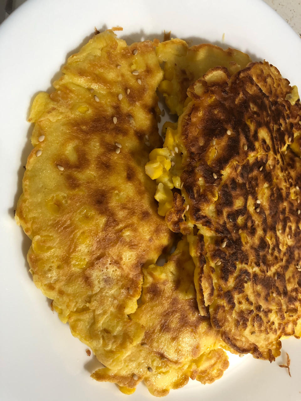 奶香玉米饼
