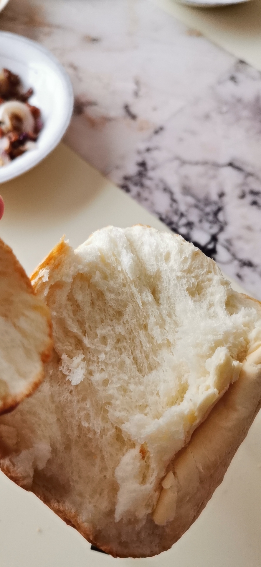 美的面包机做的拉丝面包的做法 步骤7