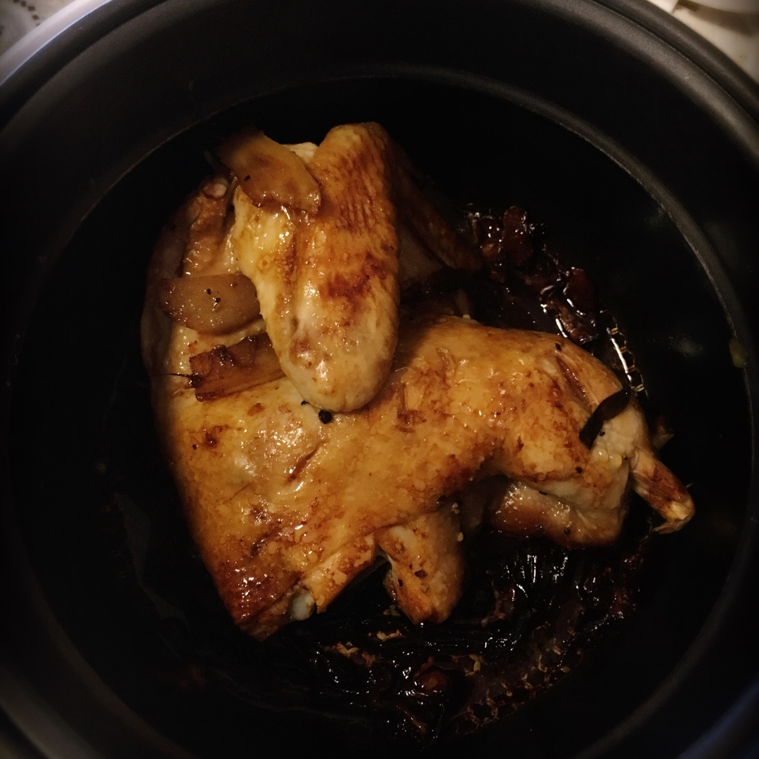 电饭锅版三杯鸡