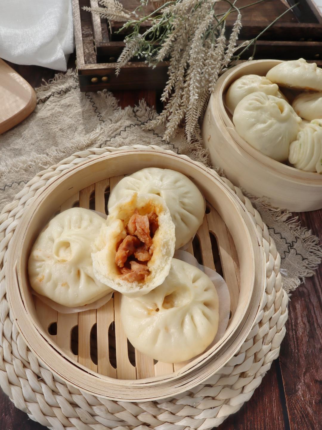 奥尔良鸡肉包子78小朋友的最爱