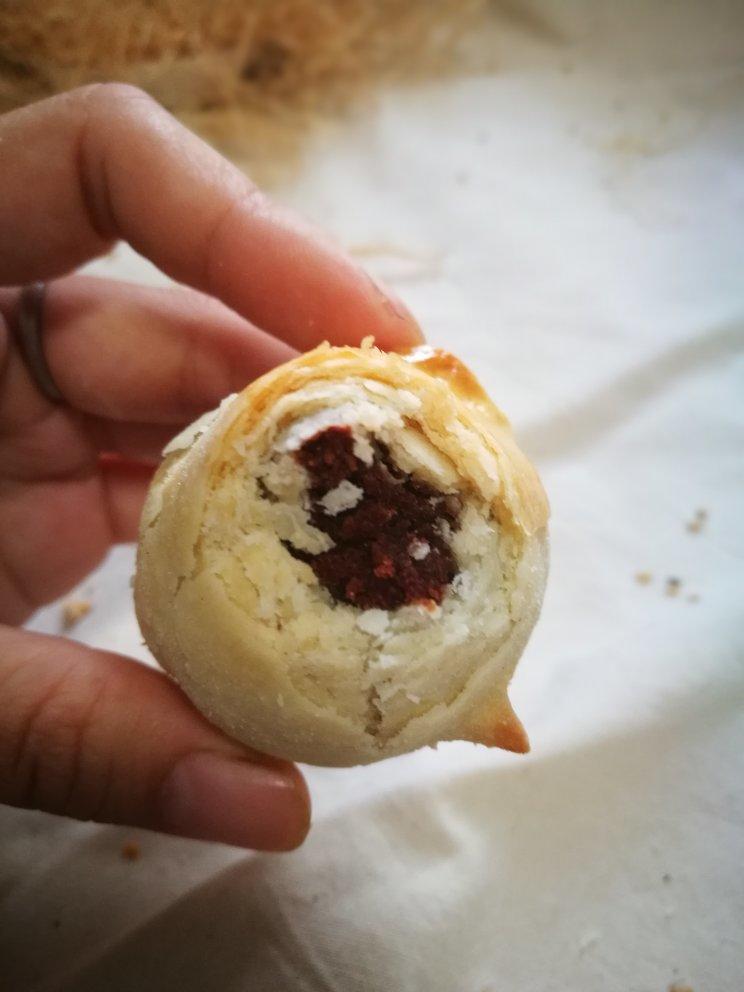 蜜丝儿麟做的呆萌椰子小鸡酥 & 常规版椰子酥