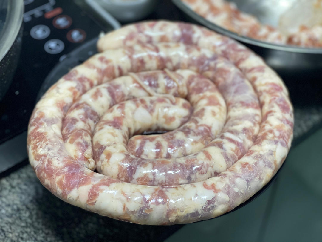 自制腊肠，灌香肠，苏式香肠