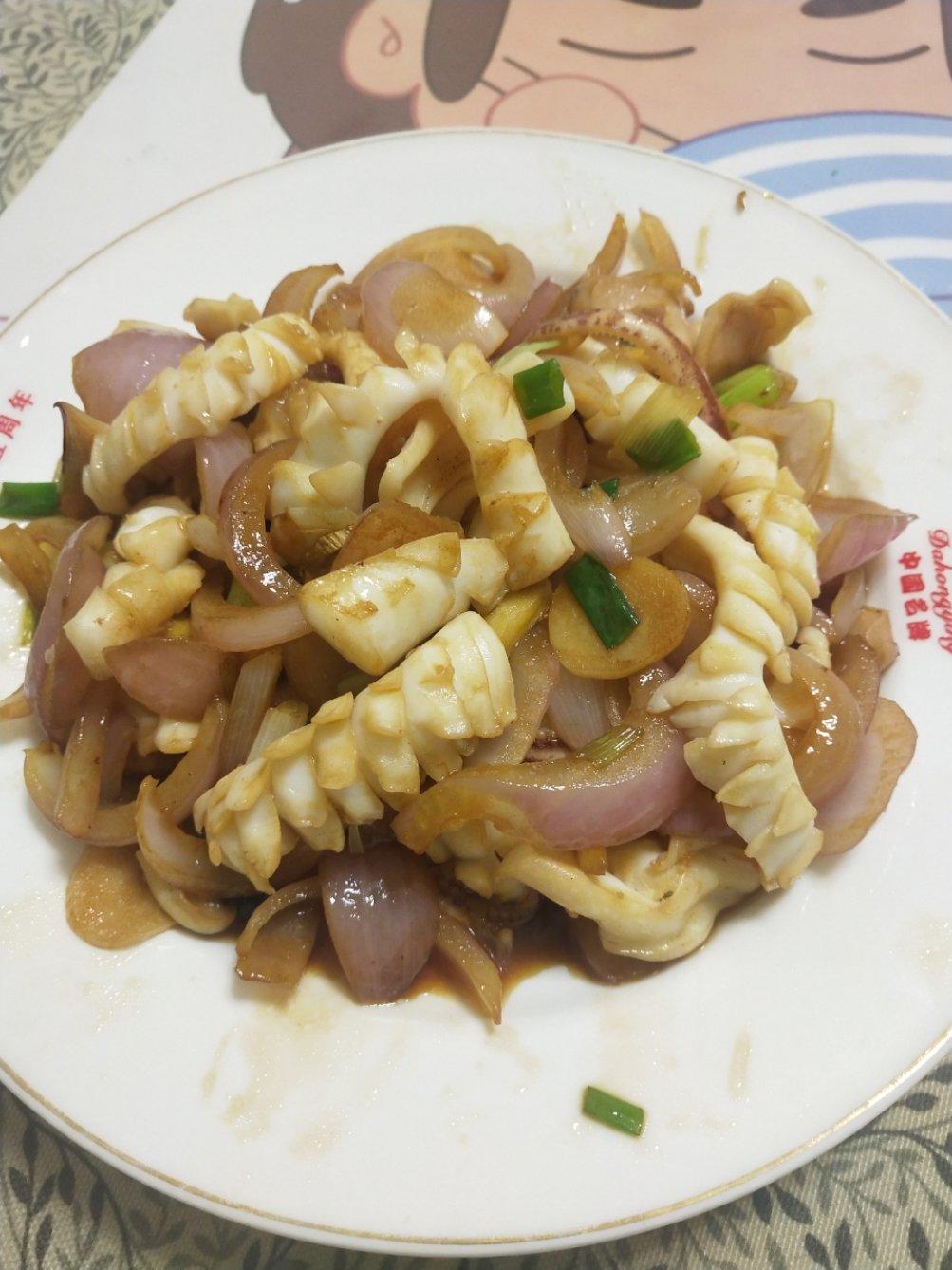 洋葱爆炒鱿鱼