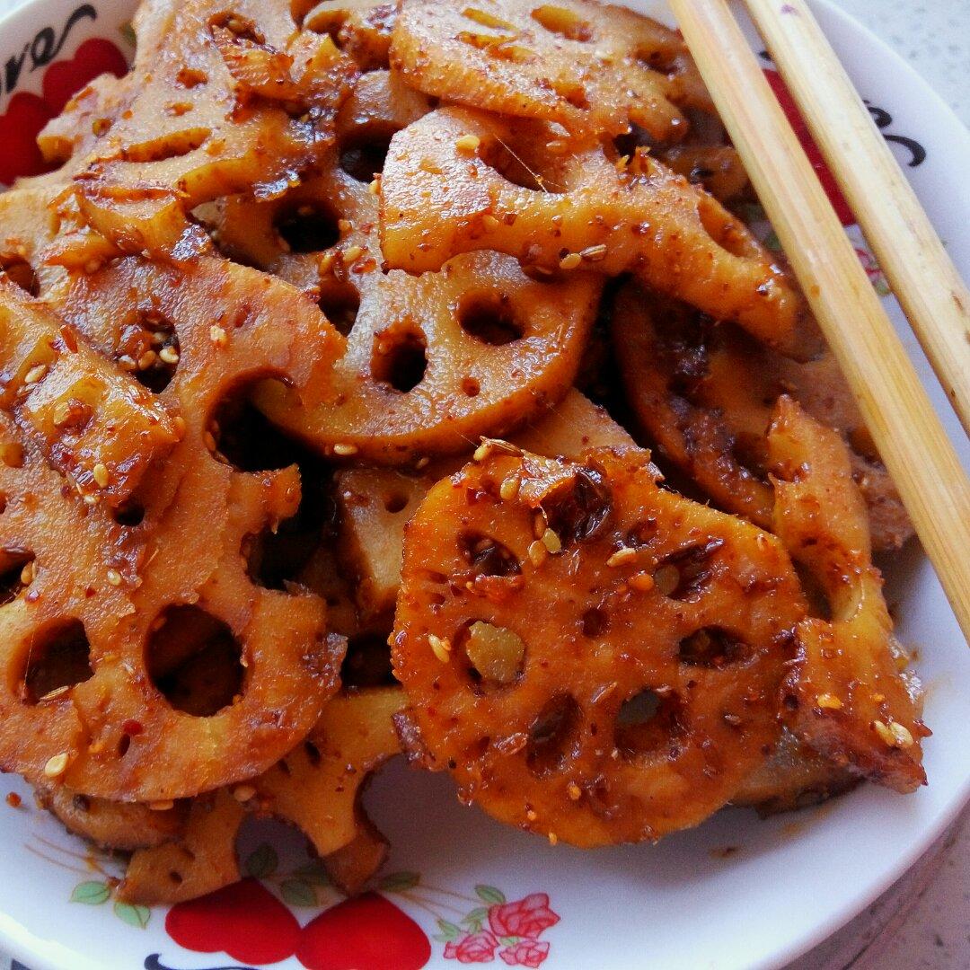 香辣藕片海带片-比绝味好吃！