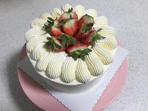冬季恋歌草莓奶油蛋糕的做法 步骤8