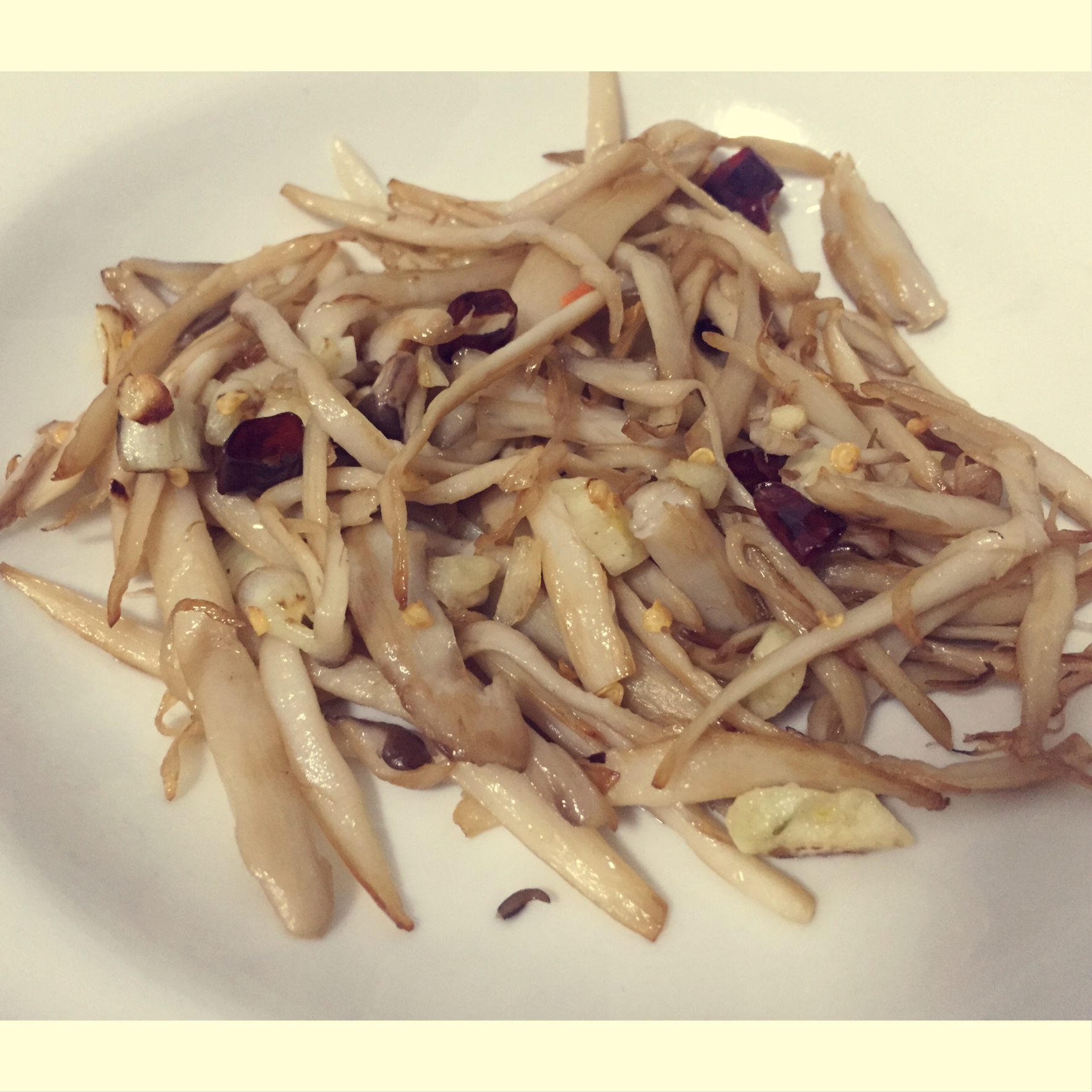 干煸手撕杏鲍菇