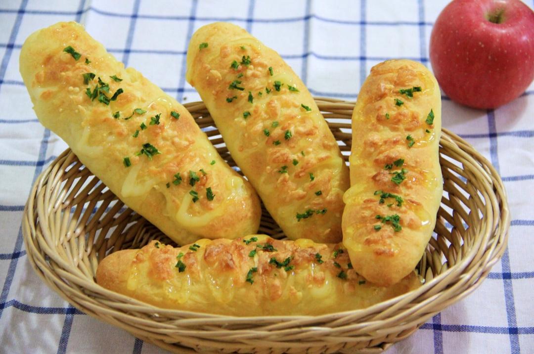 香葱芝士面包条