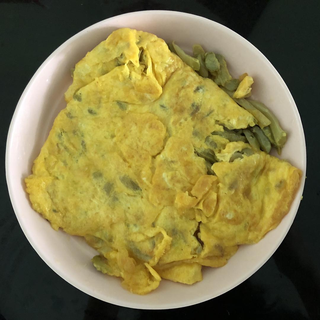 鸡蛋炒榨菜