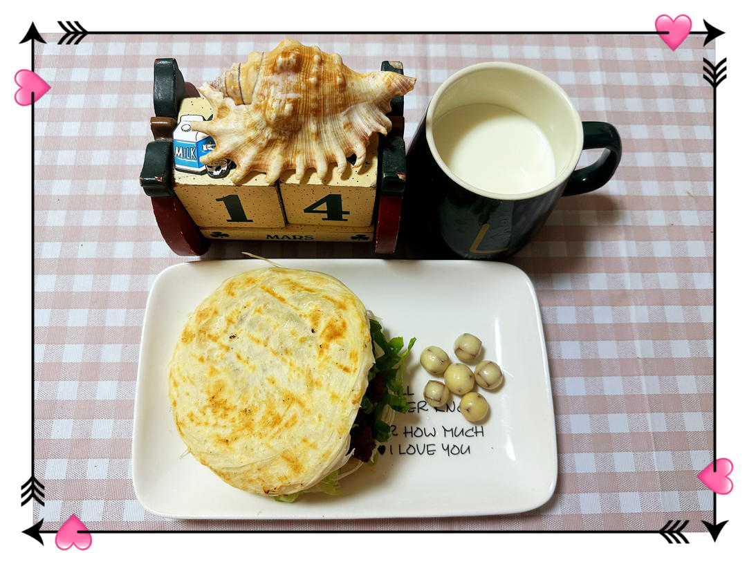 孩子学生上学早餐打卡进行中(第二贴）🍛🥛～