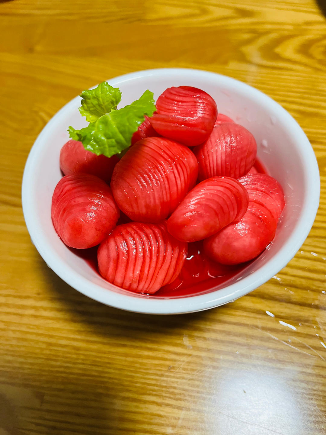 年夜饭头道菜～鸿运当头（樱桃小萝卜）