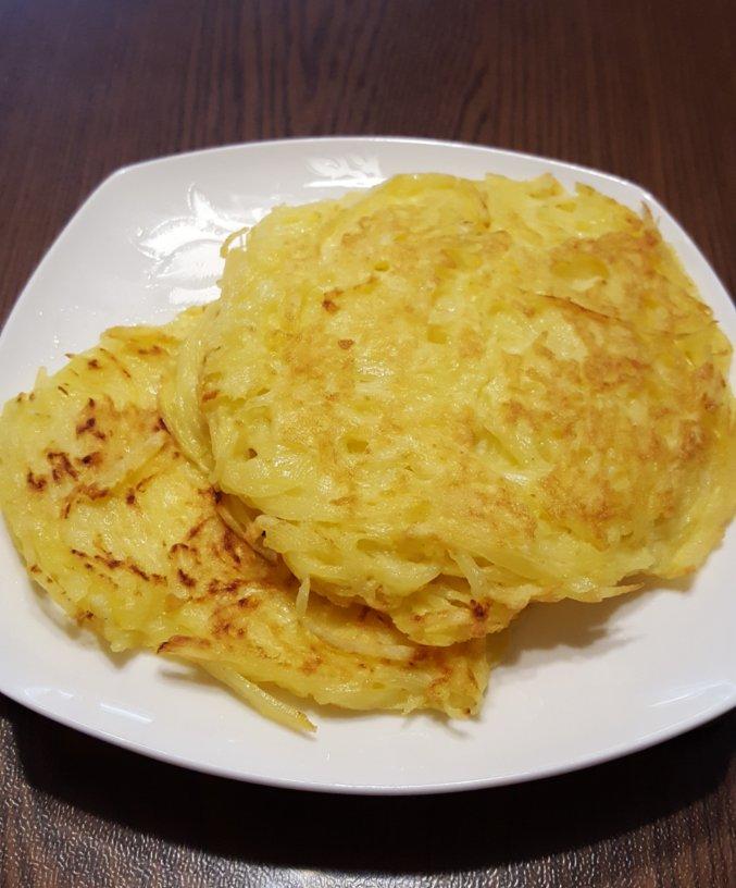 土豆丝鸡蛋饼