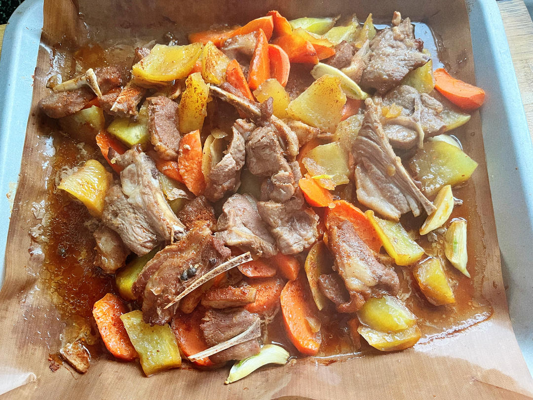 超好吃的烤羊排烤箱版