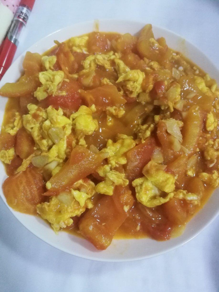 西红柿炒鸡蛋（嫩滑版）