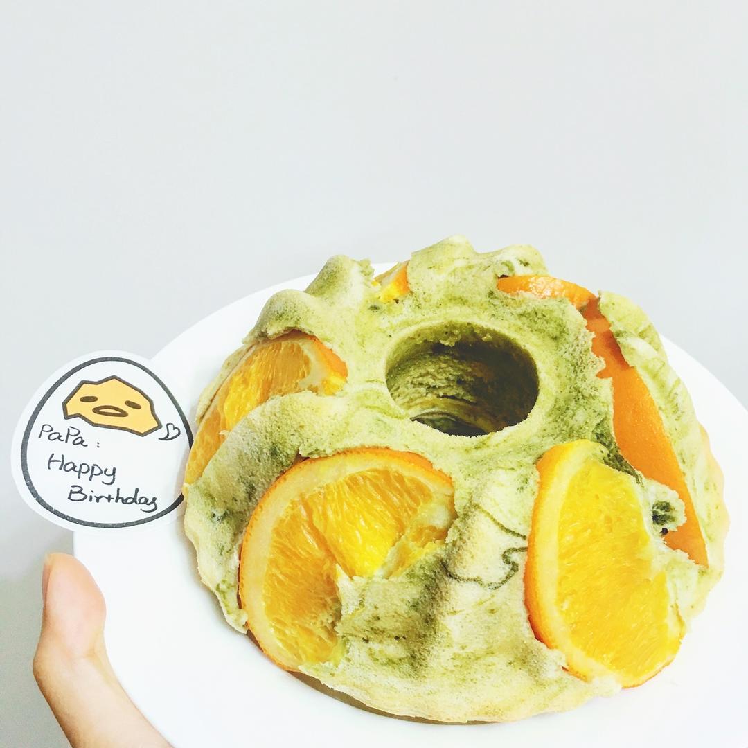 云石糯米戚风（抹茶戚风）