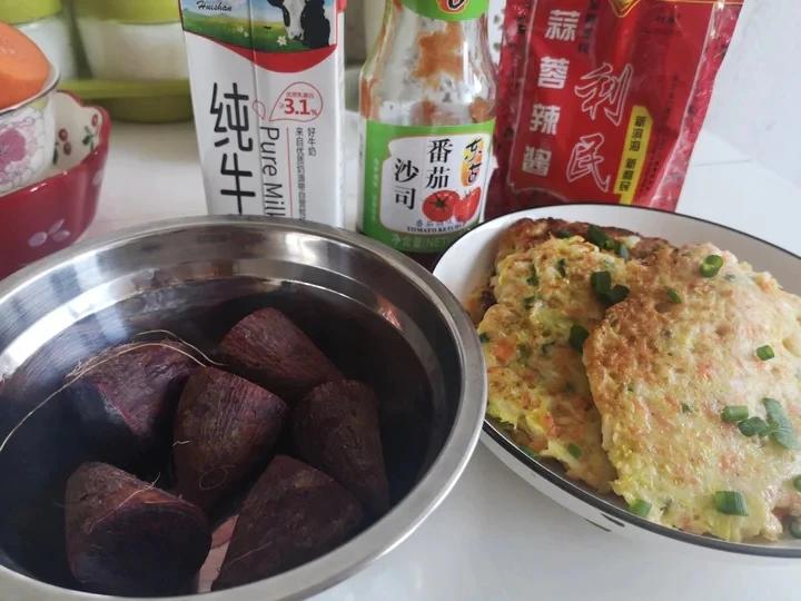 娃娃菜鸡蛋饼