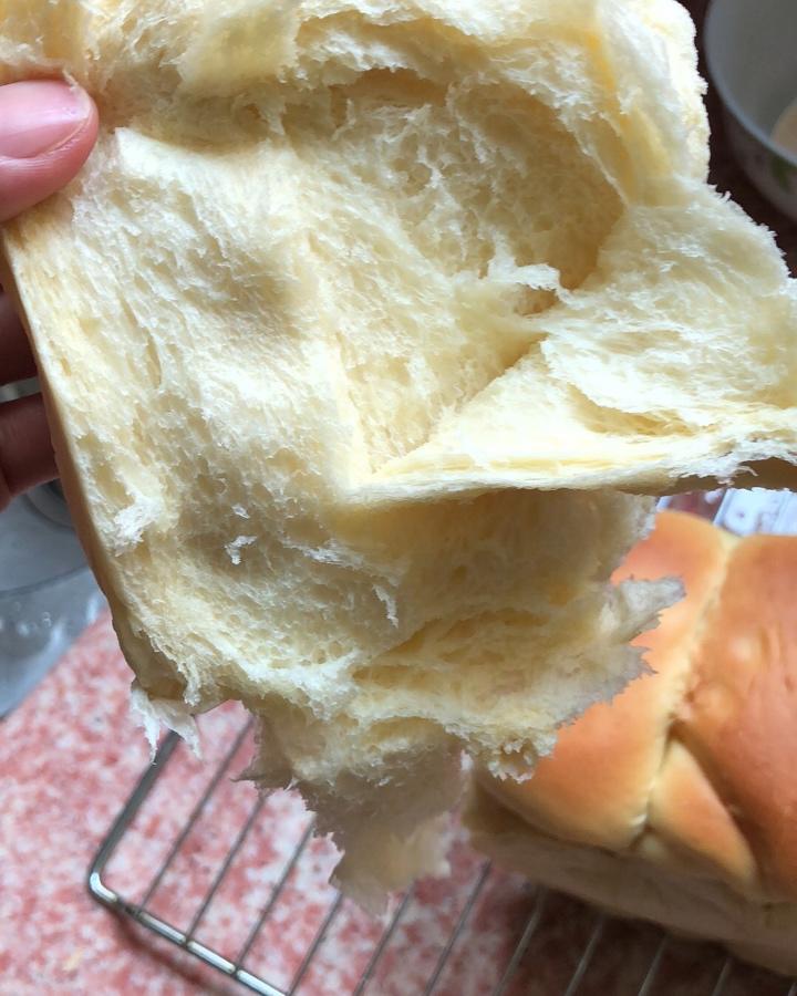 一次冷藏发酵吐司超级拉丝柔软(手揉出手套膜)