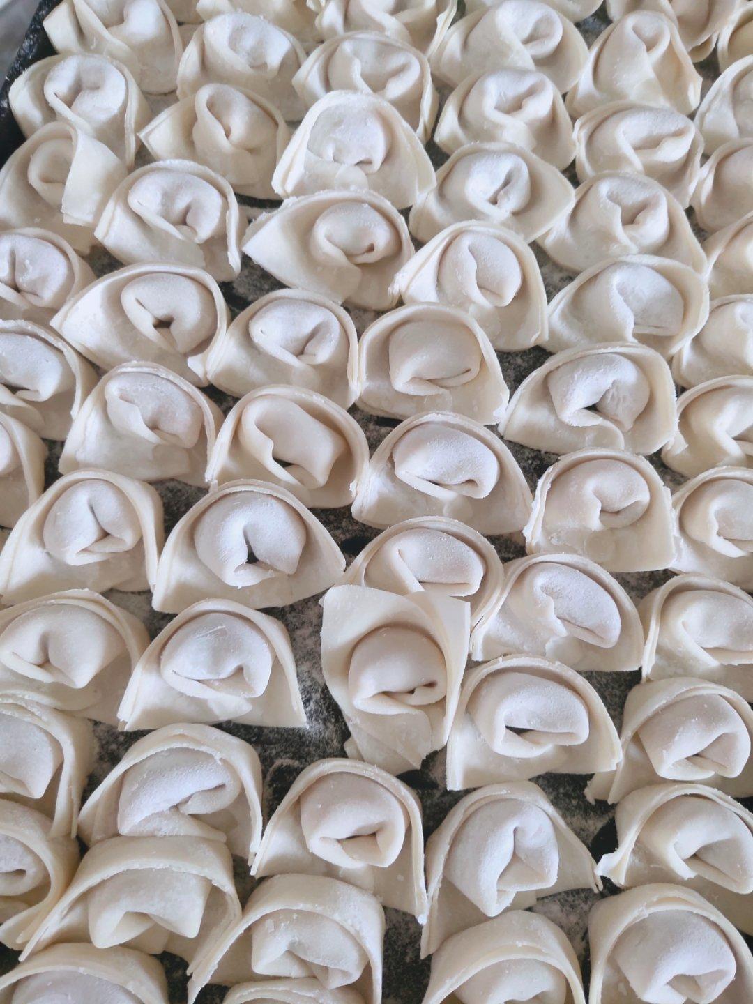 肉不柴的馄饨馅