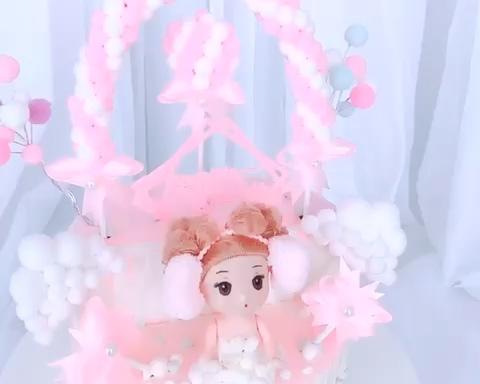 少女心澎湃的迷糊娃娃阶梯蛋糕