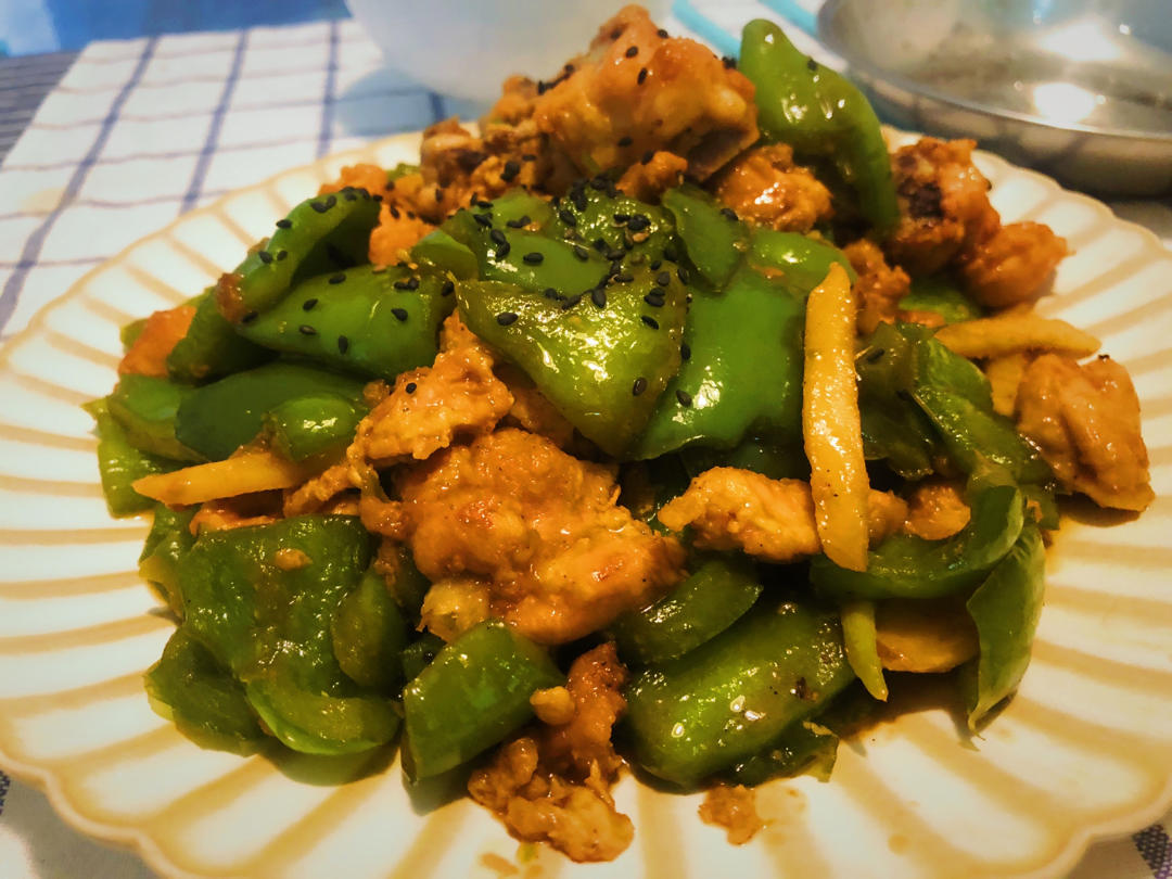 青椒炒鸡腿