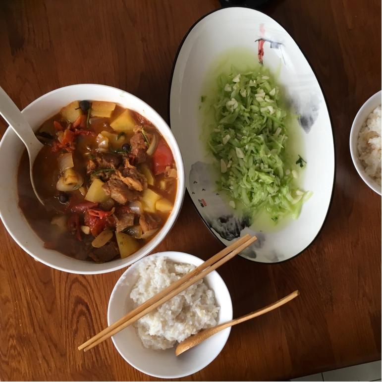 番茄土豆炖牛腩