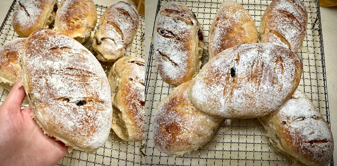 山姆同款无糖全麦坚果果干欧包，天天吃都不腻！