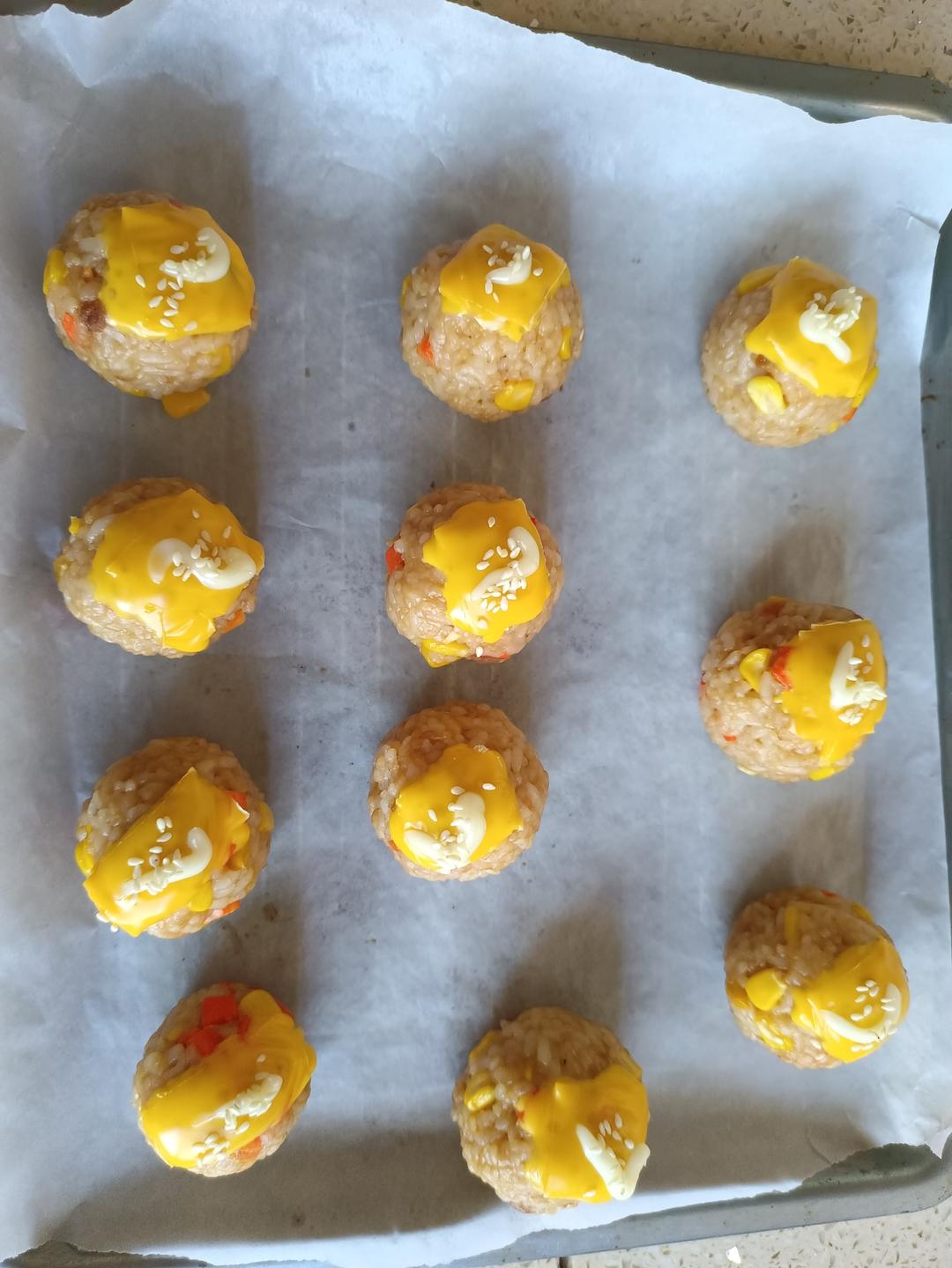 芝士烤饭团🍘连吃一周都不腻