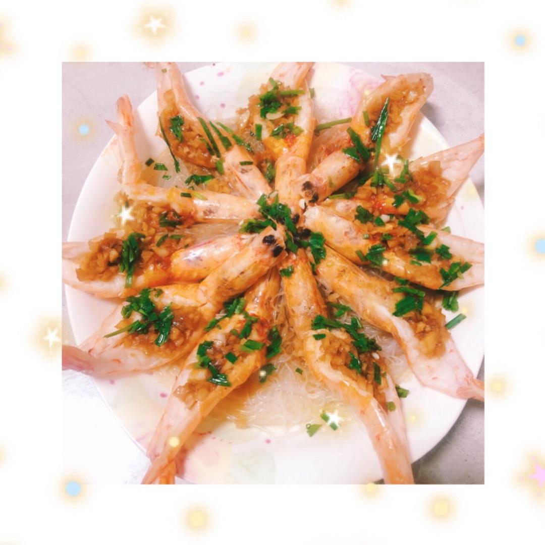 蒜蓉粉丝蒸虾