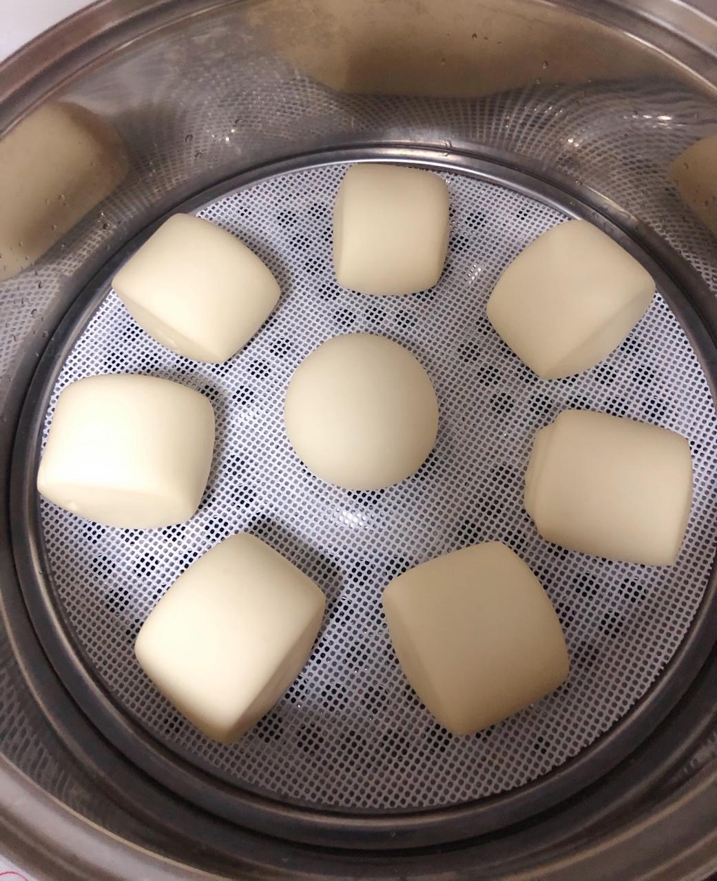 细腻光滑一次发酵牛奶馒头